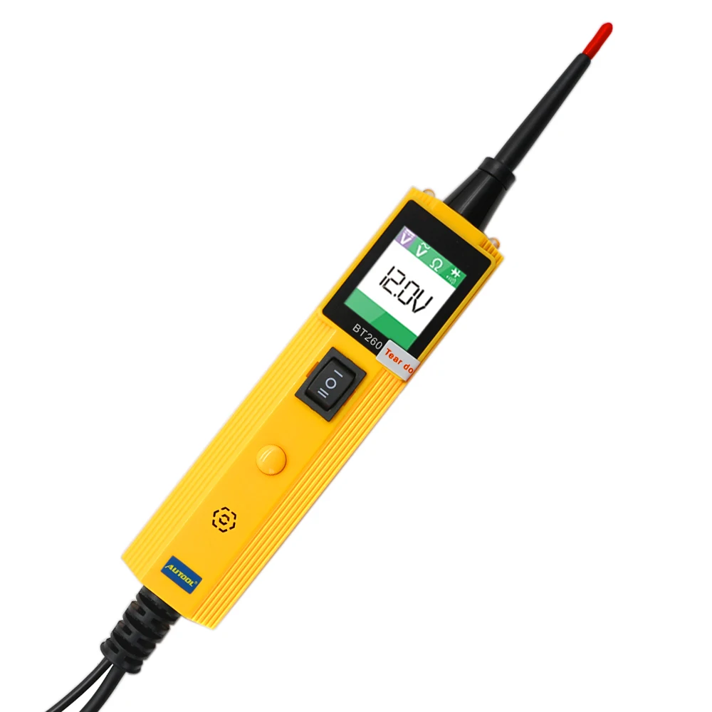 car circuit tester power probe tool car test circuit probe kit ac dc resistance digital voltage tester electrical system