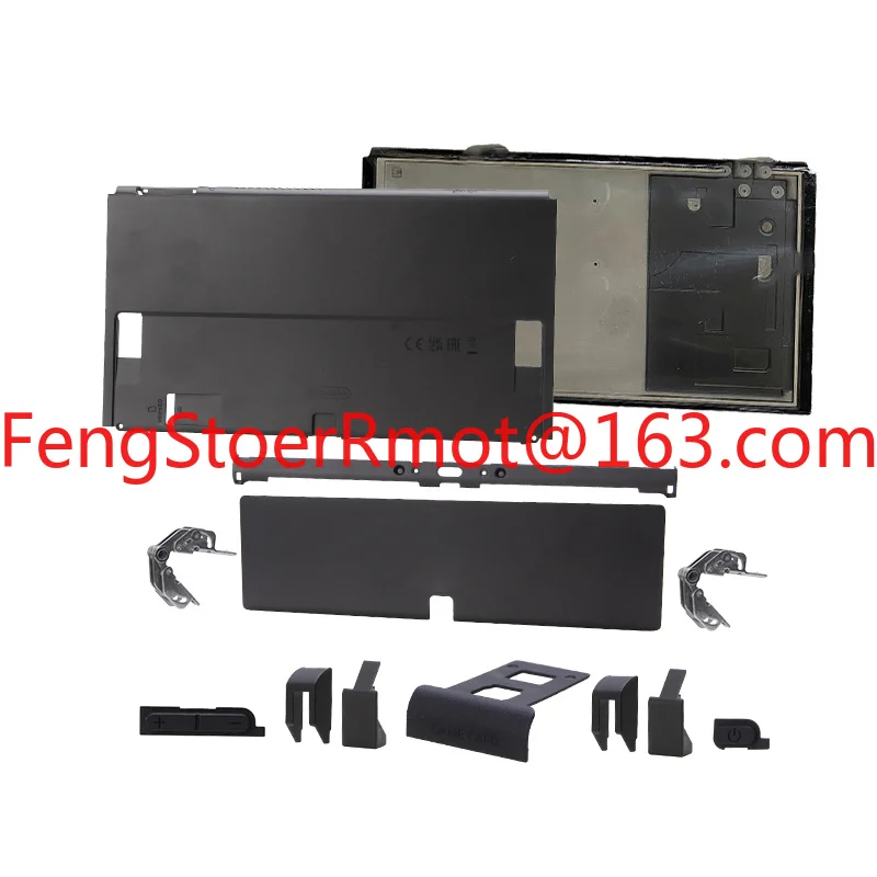For NS Switch Oled Repair Parts Replacement Rear Back Housing Shell Case Cover