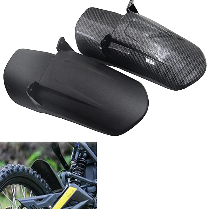 For Light Bee Motorcycle Rear Shock Guard Dust Cover Mudguards Carbon Fiber Accessories For Electric Motocross Bike Parts