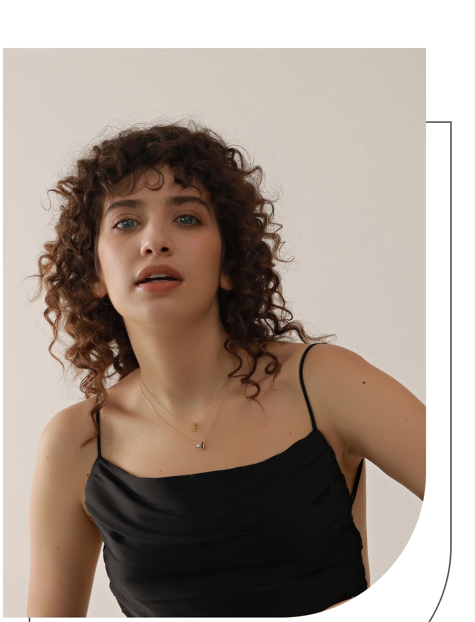 Yhpup Edelstahl Olivgrüner Zirkonia Chic Anhänger Halskette für Frauen Minimalistischer Charme Koreanischer Modekragen Schmuck – Detail 5