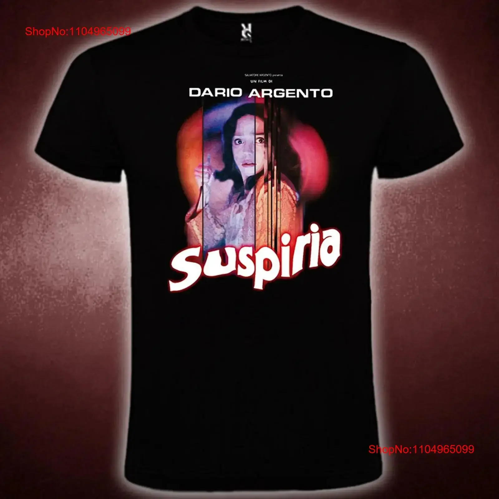 Suspiria T Shirt Dario Argento vintage Washed Casual Stretched Soft homme Comfortable designer clothes graphic Slightly Stylish