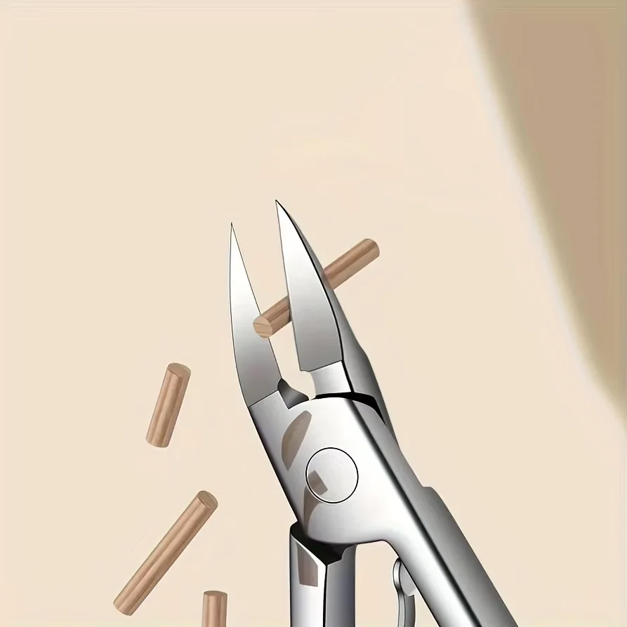 家庭用爪溝用プロフェッショナルネイルクリッパー、ステンレス鋼、非常に鋭く丈夫な手と足の爪切り