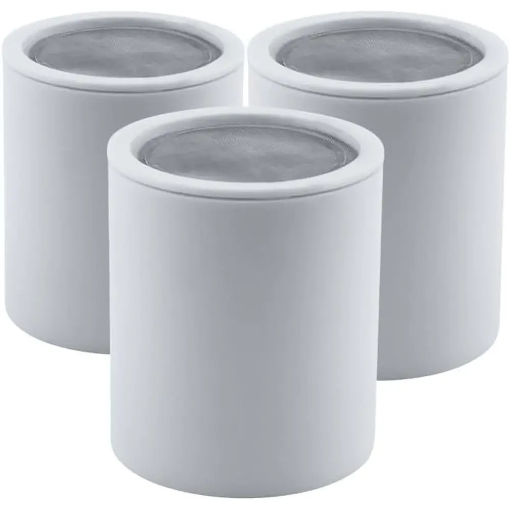 

High Output Shower Filter Cartridge - Reduces Chlorine, Balances pH, Enhances Skin, Nails, Hair - 3-Pack