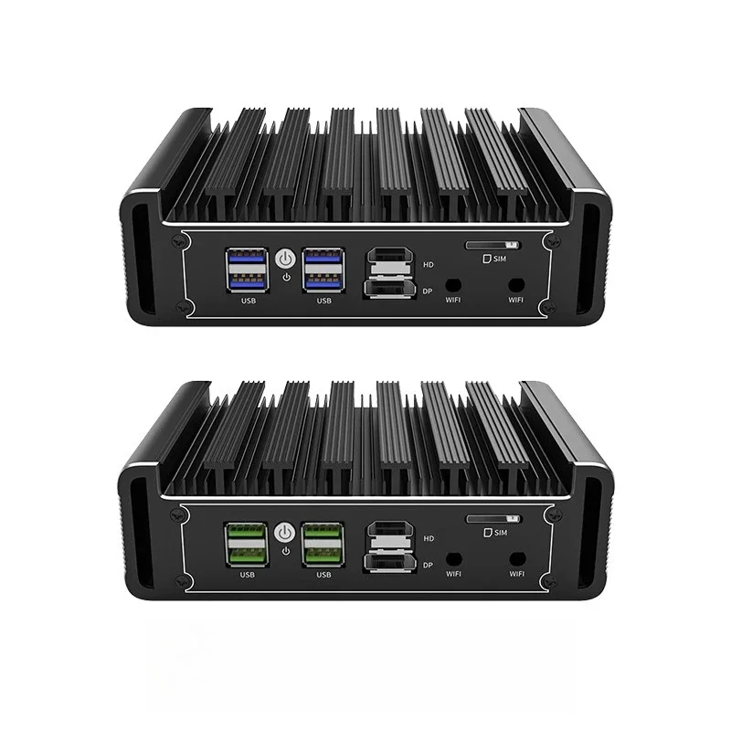 12th generation 8505 multi-core Core i7-1265U mini I5-1245U small host soft routing 2.5G network card i3i5 industrial computer