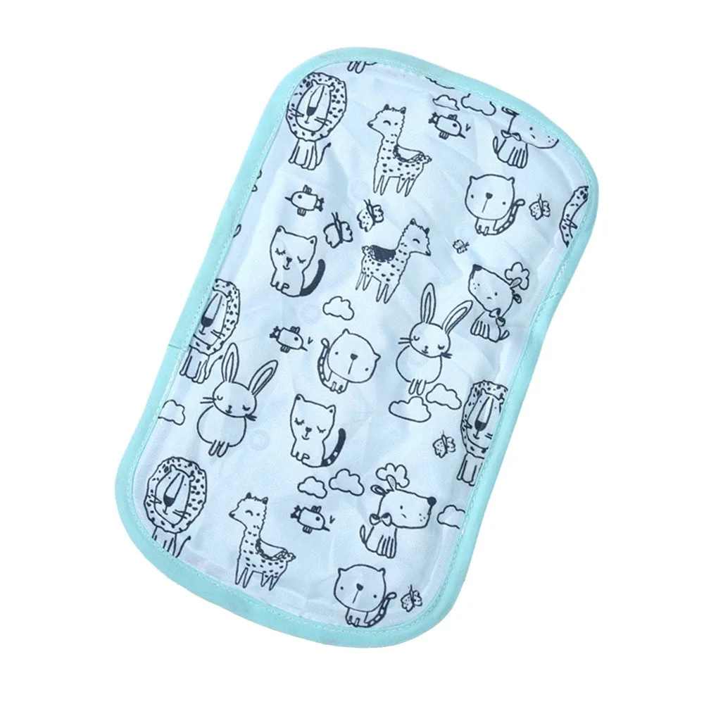 

Cartoon Kitten Puppy Bunny Breastfeeding Arm Cooling Pad Cotton 28*17cm Baby Ice Pillow Cooler Cover Summer