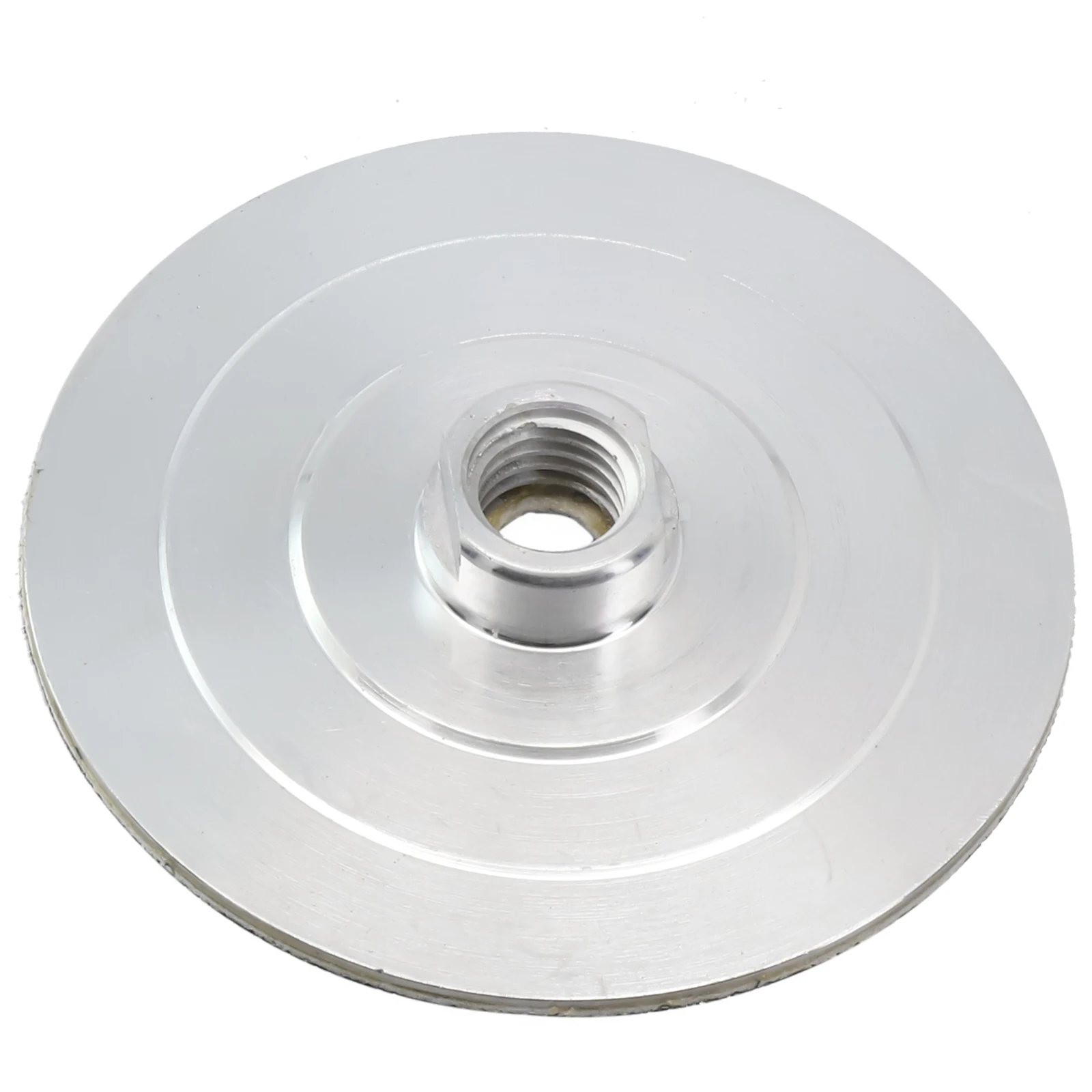 Imagem -05 - Diamante Polimento Pad Gancho e Loop Base de Alumínio Suporte para M14 M10 M16 811 Thread Angle Grinder Backer 1pc