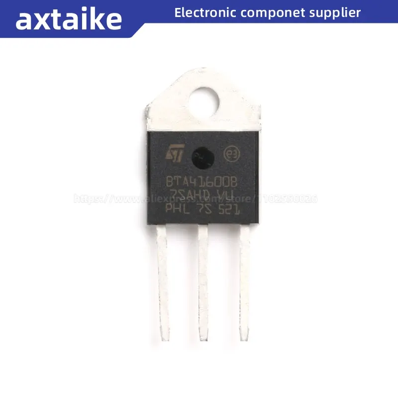 5PCS BTA41 BTA41600B BTA41700B BTA41800B BTA411200B 600/700/800/1200V TO-3P BTA41-600BRG DIP 41A Thyristor Transistor