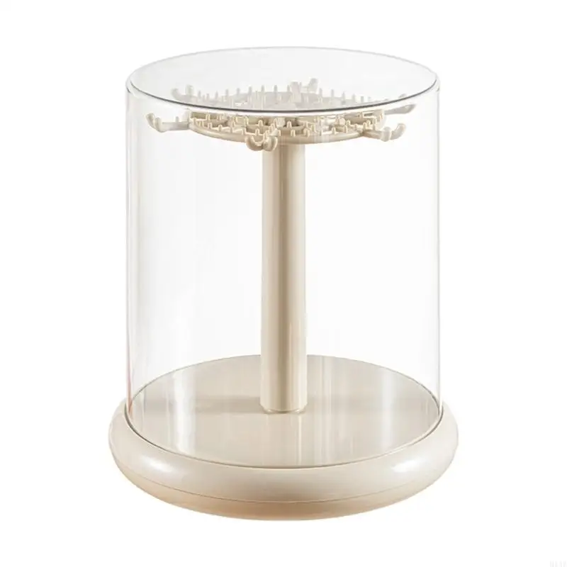 

91AF Professional Rotating Presentation Case Smooth Rotation Mechanism Shatter Resistant Construction For Valuable Keepsakes