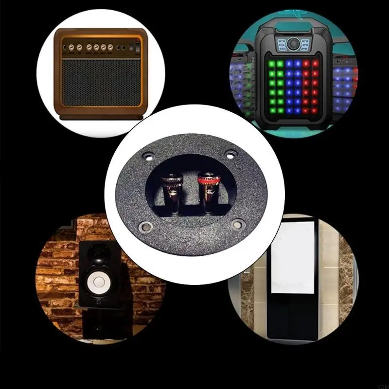 

87HD 2 -Way Dishaker Box зажим, DIY Home Car Stereoes Переплет для разъемов с круглыми весенными чашками