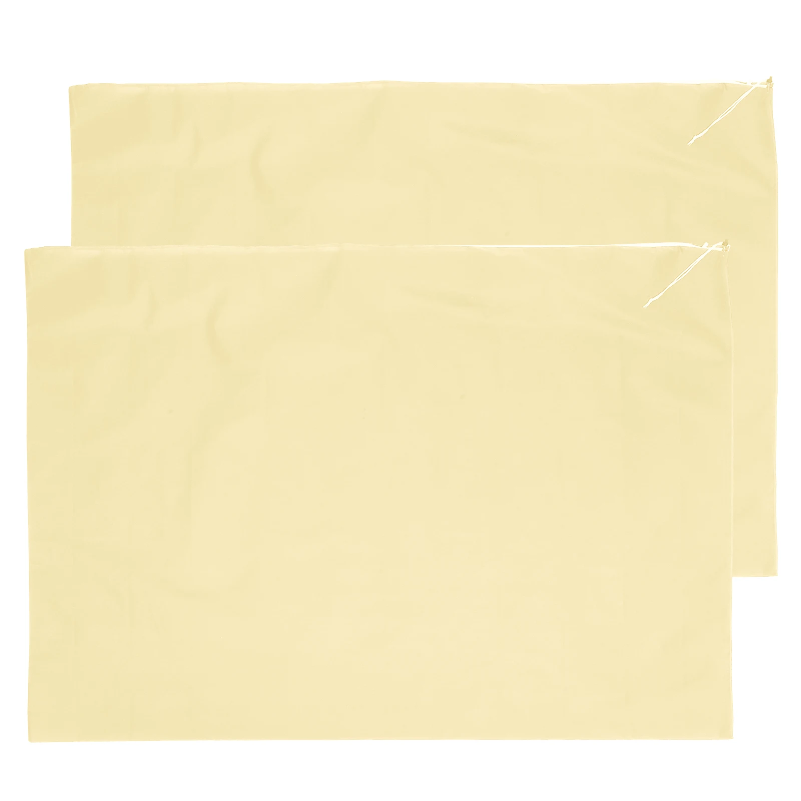 

2Pcs Plant Frost Covers 120x180cm Beige Non woven Fabric Tree Protectors Drawstring Latches Foldable Durable Fruit Freeze