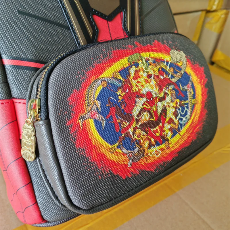 Loungefly Marvel Spider-Man 3 Backpack Hero No Return Movie Peripheral Boy Backpack Three Generations Of Spider-Man Bag Gift