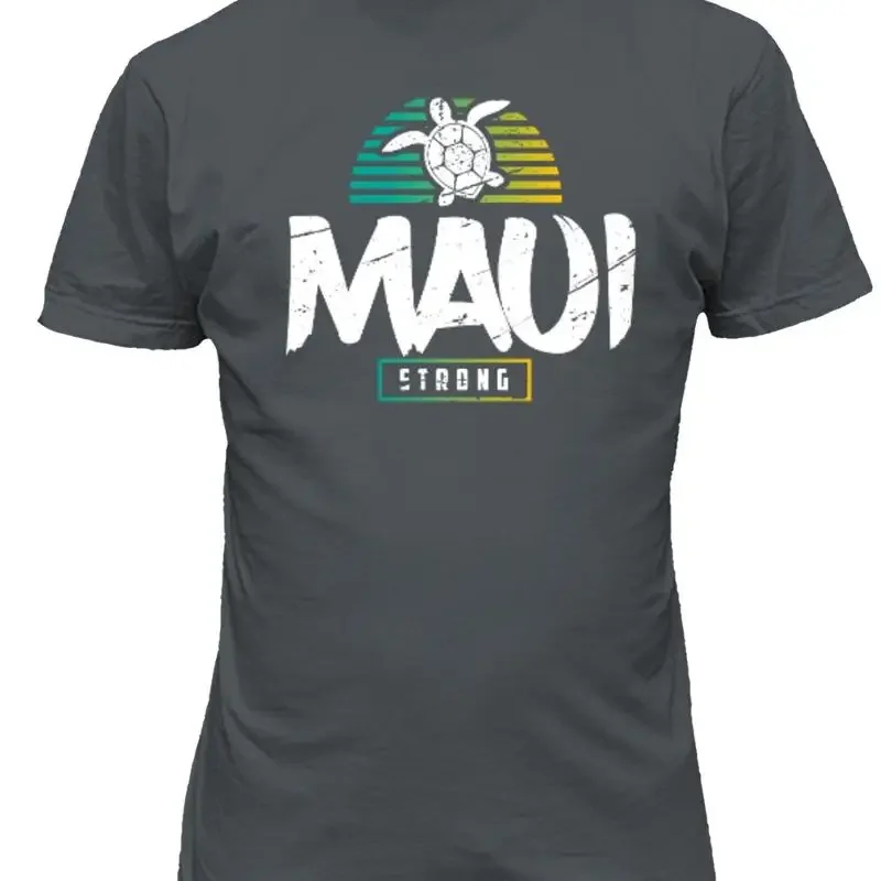Maui Strong Retro Lahaina Hawaii Wildfire Fight T Shirt