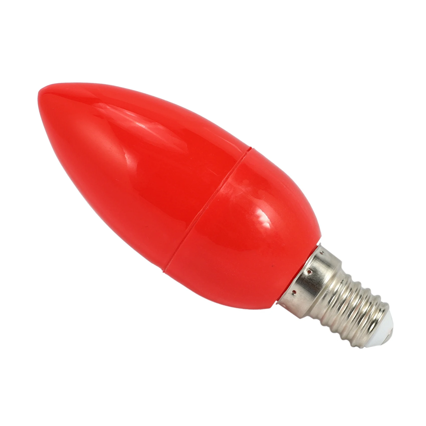 6X LED Candle Light Candle Light Bulbs Red Fortune Lamp God Lights Energy Saving Candle Lights E14