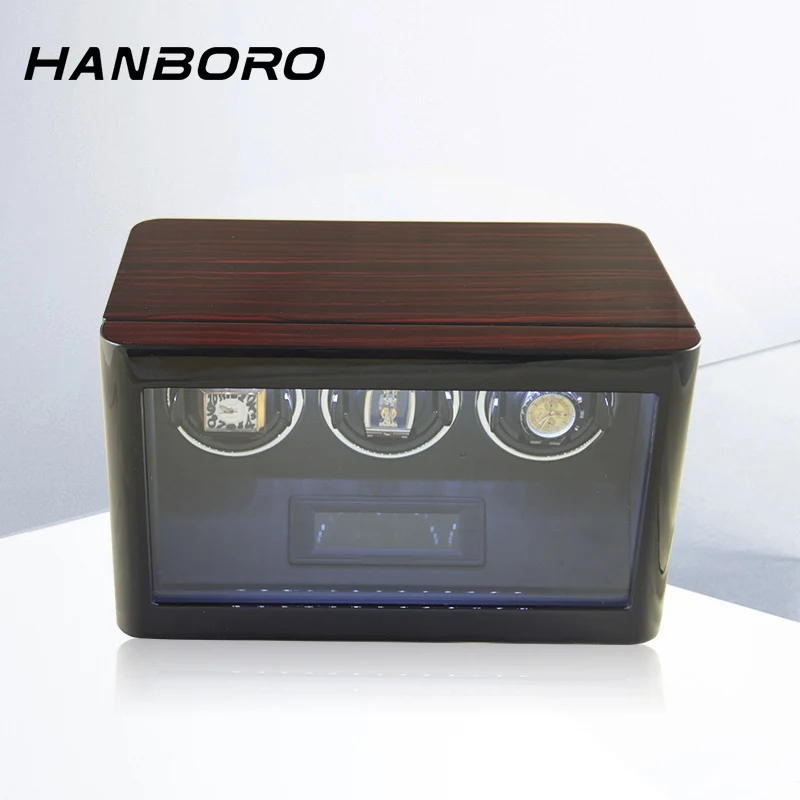 

Часы HANBORO, механические, с автоподзаводом, в подарочной коробке, с цепочкой для поддержания формы, для хранения и демонстрации