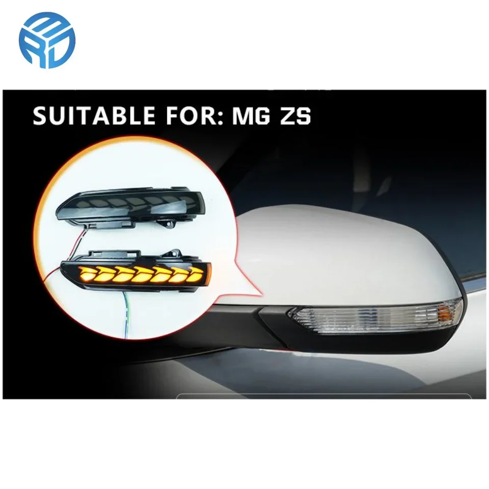 MRD For MG ZS Side Mirror Turn signal light blue start up animation car LED floor light