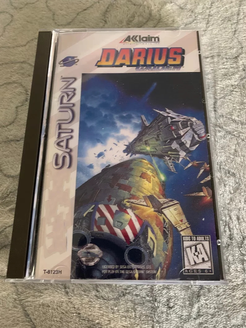 Saturn Copy Disc Game darius gaiden Unlock SS Console Game Optical Drive Retro Video Direct Reading Game