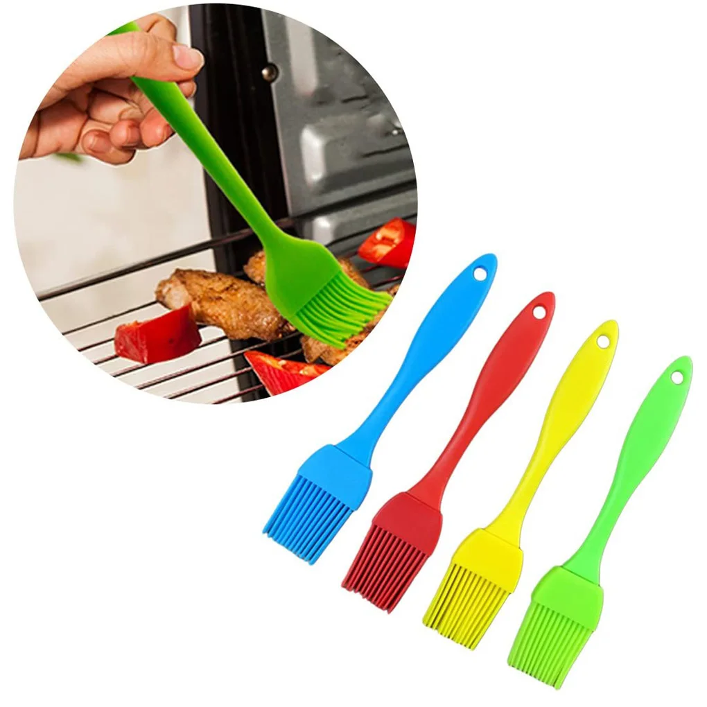 1 pz Silicone BBQ spazzola per olio pennello per imbastire torta fai da te pane burro pennelli da forno cucina cucina accessori per Barbecue