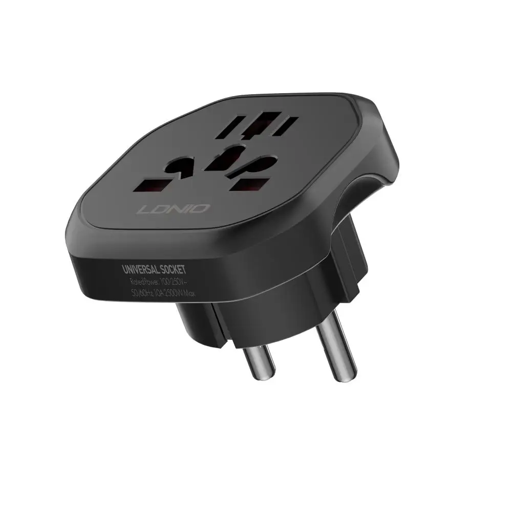 LDNIO Universal Travel Adapter EU KR Plug Adaptor To UK US AU European To American UK Plug 48mm Converter For Travel Accessories