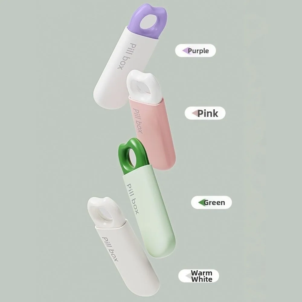 Gifts 3-grid Daily Pill Organizer Portable Mini Sliding Storage Box Pocket Travel Pill Holder