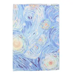 Couverture de livre souple A5 avec motif de fleurs réglable, couverture rigide pour ordinateur portable