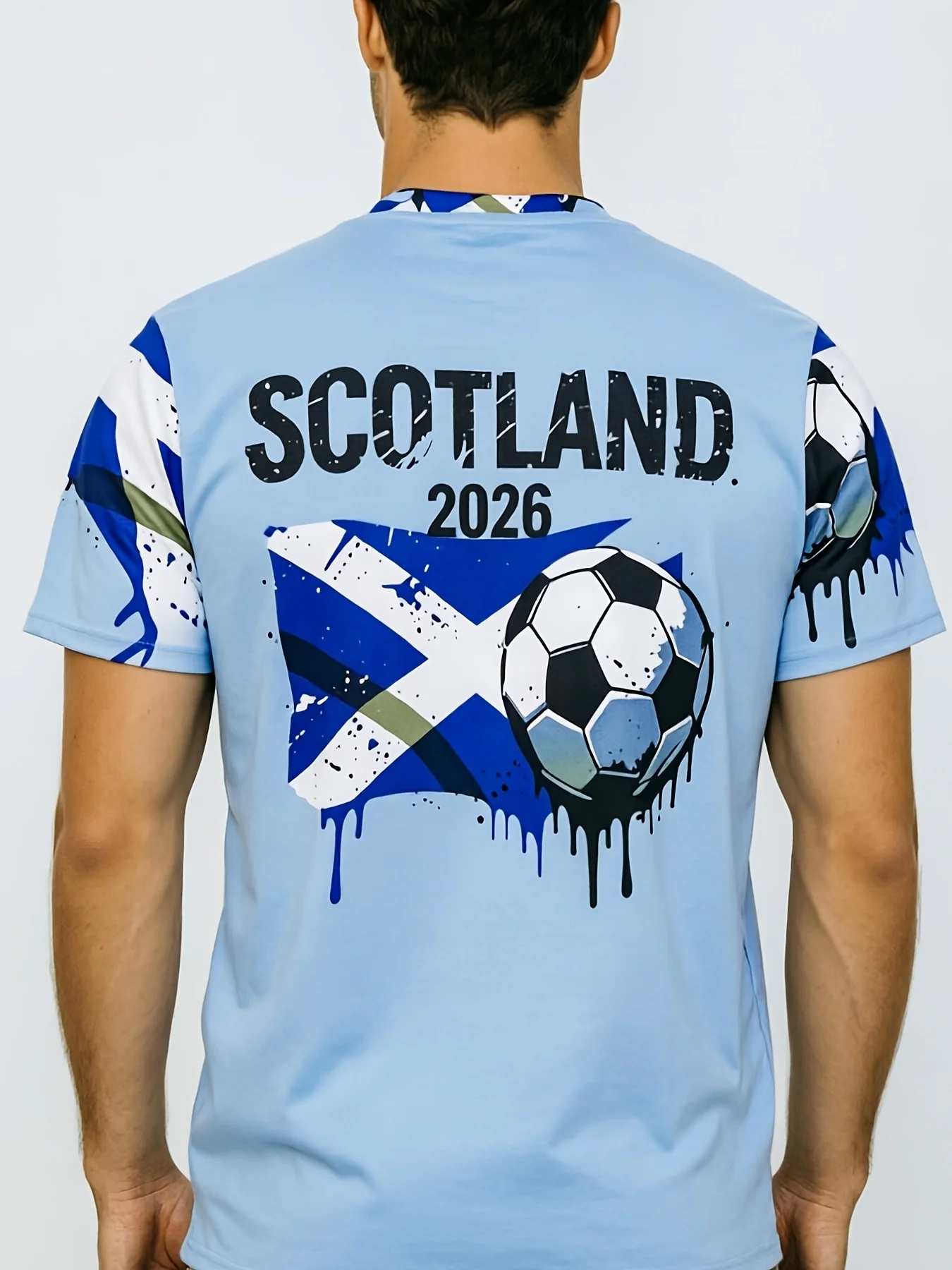 Scotland Men's 2026 Football T-Shirt – Casual, quick-dry sports tee suitable for training and fan wear.