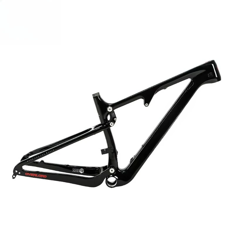 

XC Full Suspension Bicycle Frame Carbon Fiber Soft Tail Mountain Frame Chameleon Color Cross Country Racing Cycling Equipment