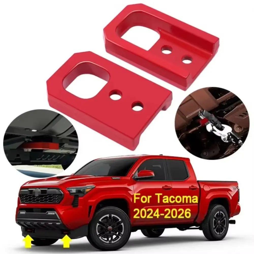 

Accessories Metal Construction Car Trailer Red Color Sturdy Towing Trailer Hook Recovery Heavy Duty Front Tow Hooks Trailer Use