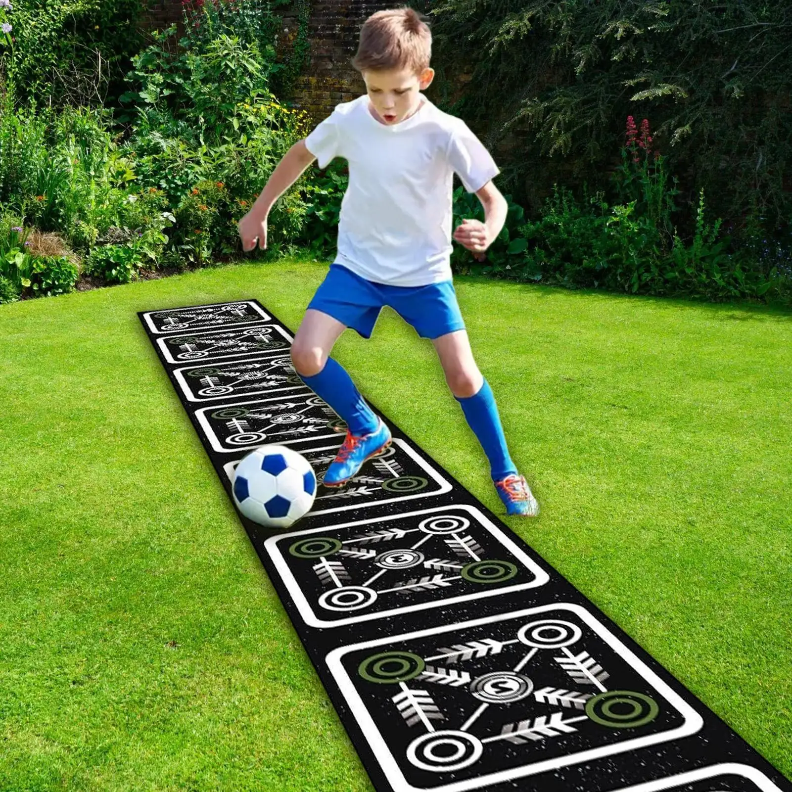 Fußball Agility Leiter Matte rutschfeste Fußball Geschwindigkeitstraining Leiter für Sport Fitness Füße Training Workout Fußball