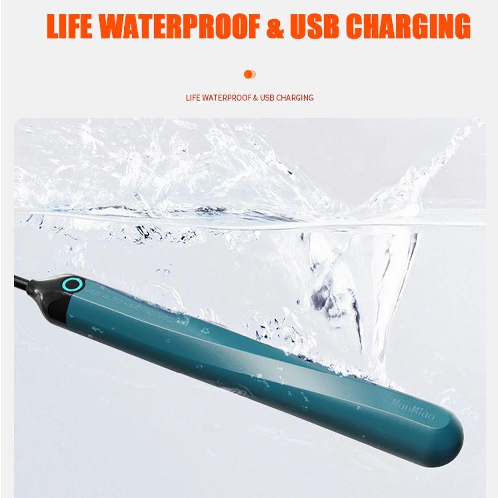 USB المهبل التدفئة عصا سخان التدفئة السريعة 37.5 درجة لدمى الجنس سيليكون المهبل ذكر الاستمناء كس الجنس لعب