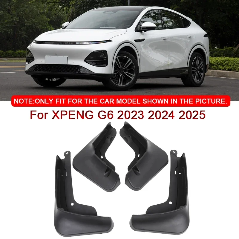 

Fit For XPENG G6 2023 2024 2025 Car Styling ABS Car Mud Flaps Splash Guard Mudguards MudFlaps Front Rear Fender Auto Accessories