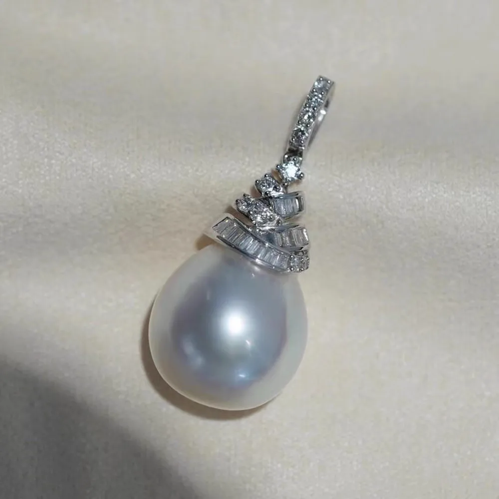 

Classic Pearl Pendant Accessory 925 Silver-Plated Pendant Settings Jewelry Findings Parts Fittings Connection Accessories