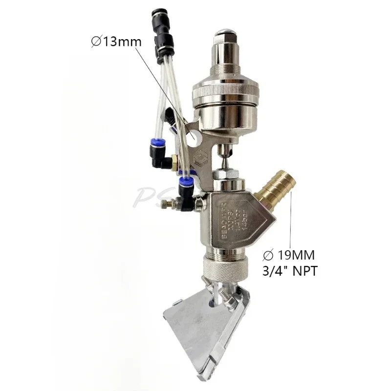 Automatic Line Marking Glass Bead Spraying Gun Trigger Single Acting Size: 210 * 110 * 140mm