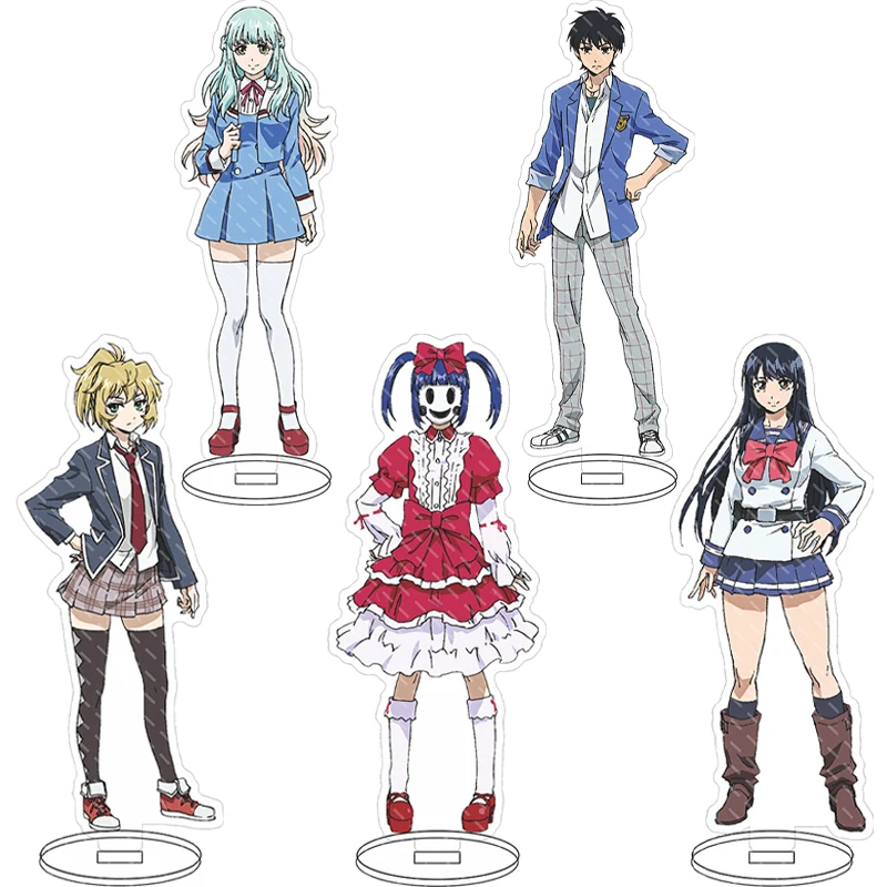 Figura de Anime de 16 CM de High-Rise Invasion ‌ Honjo Yuri Nise Mayuko Arasaki Kunoe Mayuko Nise Cos - Adornos de acrílico para regalo