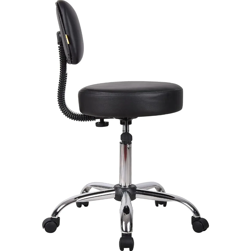 مقعد سبا طبي مريح مدعم الظهر باللون الأسود لمكاتب العافية #6