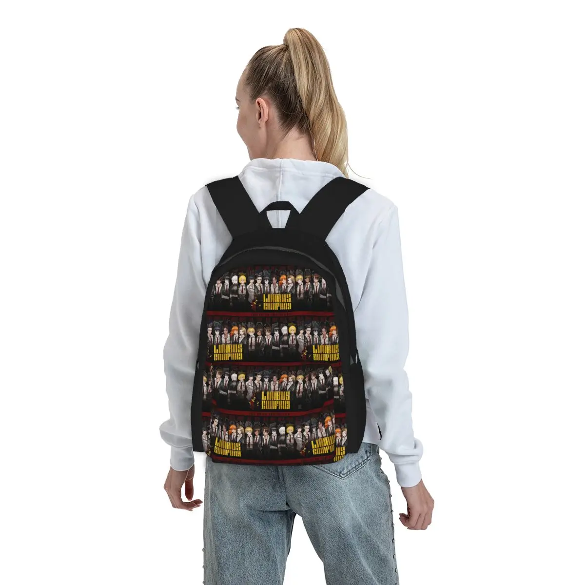 

Limbus Company Backpack Boys Girls BookBag Children School Bag Computer Shoulder Bags for Men Women