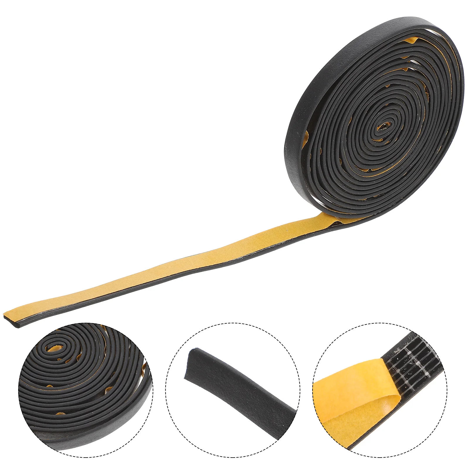 

Rubber Sealing Stripe Window Self Adhesive Tape Door Soundproof Stripping for Waterproof