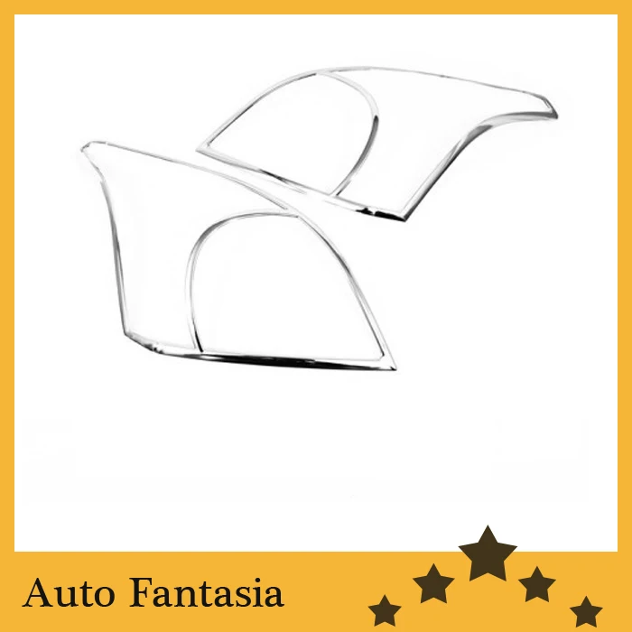 

Auto Chrome Parts Chrome Head Light Cover for Toyota Prado Land Cruiser FJ120-Free Shipping