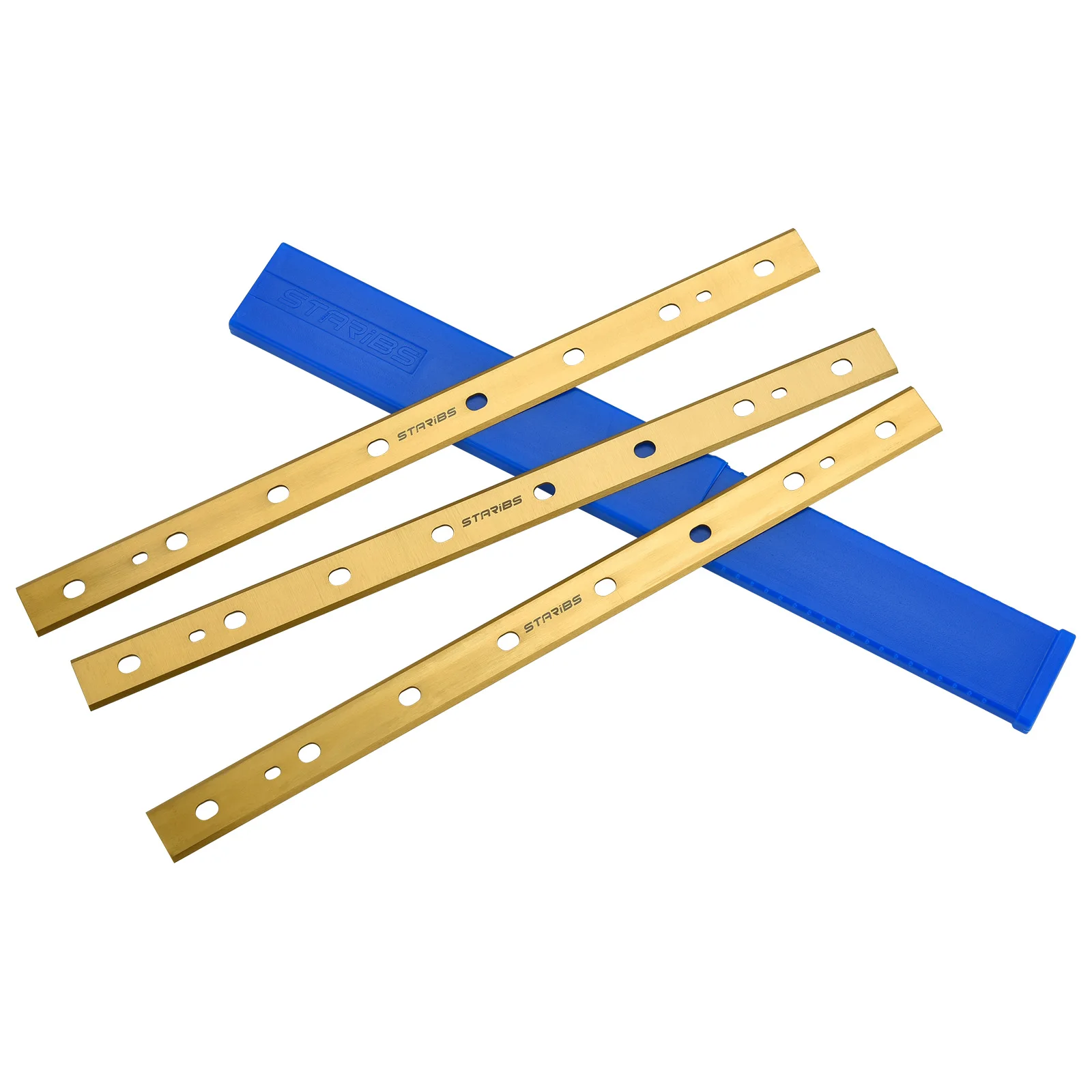 STARIBS 13 Inch Titanium Planer Blades for DeWalt DW735, DW735X, Replacement for DW7352, Titanium-Coated Knives, Set of 3
