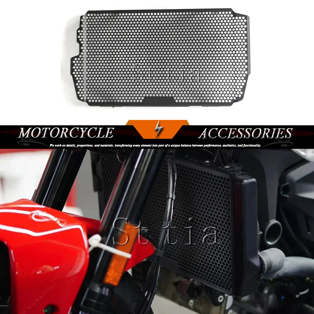 

Motorcycle Radiator Guard Grill Cover Water Tank Cooler Bezel Protector For Ducati Monster 950 Monster 937 2021 2022 2023-2025