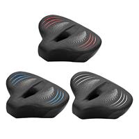 Bike Seat Bicycle Saddle Wide Oversized Mountain Bike Short Nose Large Breathable Cycling Saddle Comfort Bicycle Seat Cushion