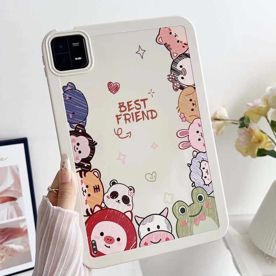 For Xiaomi Mi Pad 6 6Pro Case Xiaomi Pad 5 5Pro 11\'\' Case Picture Frame Color Painting Tablet Cover for Redmi Pad SE Funda Capa