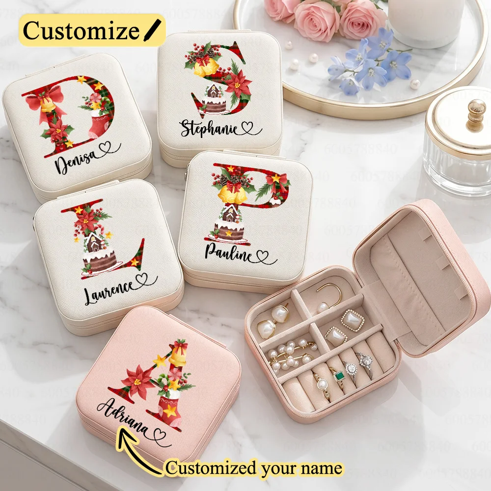 Personalized Name Christmas Jewellery Storage Box