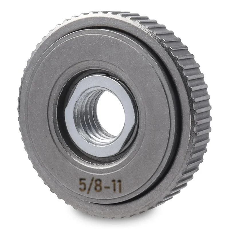 

AONEQ-2Pcs 5/8 Inch-11 Grinder Nut,Quick Release Angle Grinder Flange Nut Grinder Locking Nut For Angle Grinder