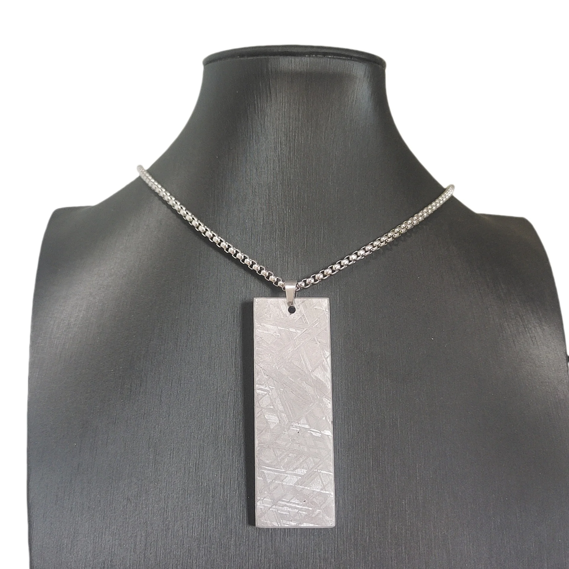 38.1g Namibian Gibbon Iron Meteorite Pendant G Iron Ore Specimen Collectable and Processable Necklace pendant-LK150