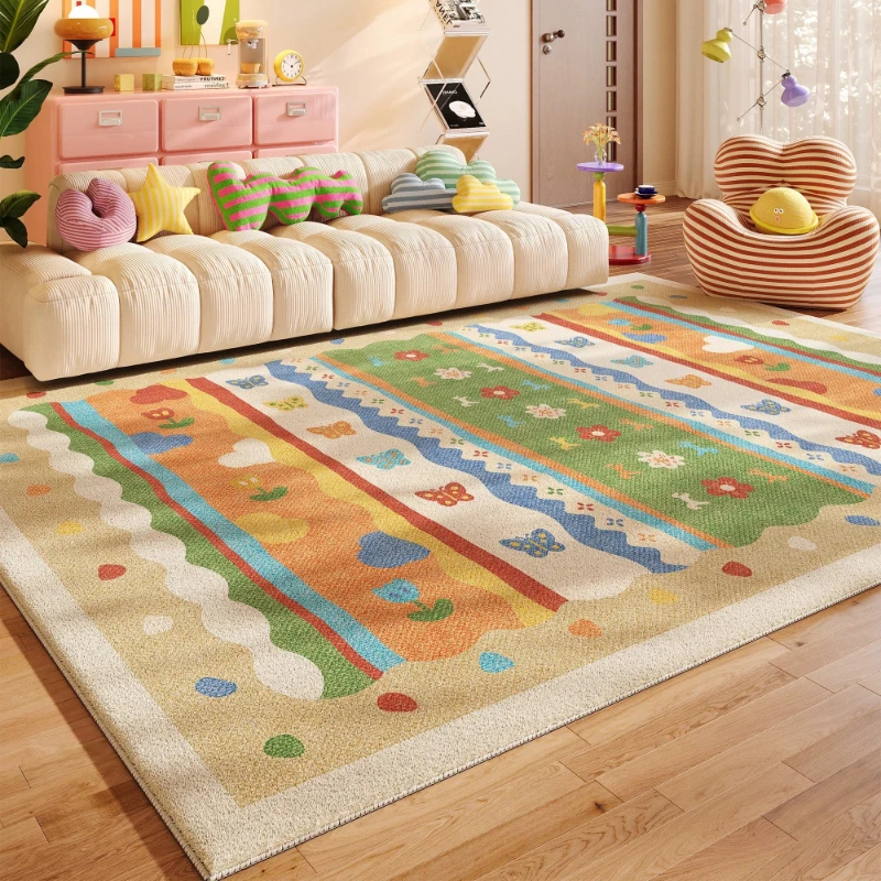 Carpet for Living Room Soft Fluffy Comfortable Floor Mat Dopamine Animal Print Rug Bedside Mats Large Area Home Decoration Rugs