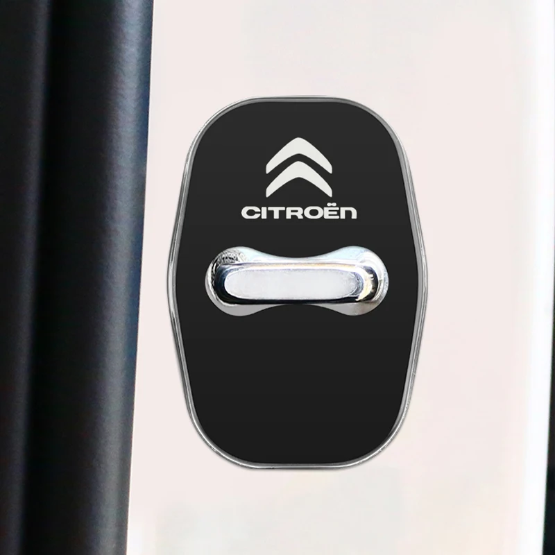 

Metal Car Door Lock Cover for Citroen C4 C3-XR C5 Aircross C6 C-quatre Picasso C-Elysee C4L C3L Emblem Stickers Badge