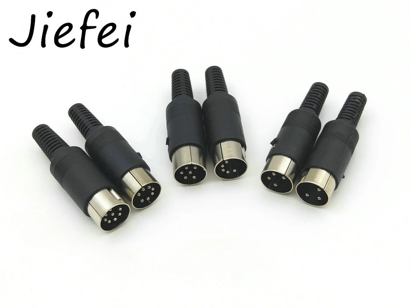 Imagem -02 - Conector Macho Din de Áudio av 100 Peças Plug 3pin 4pin 5pin 6pin 7pin 8pin Partes para Montagem de Cabo de Chassi