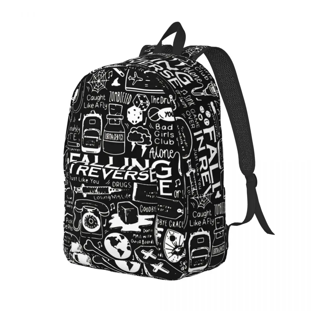 Birthday Falling In The Bone Zipper Closure Book Pack Falling In Reverse Personalised College Student Rucksack Campus