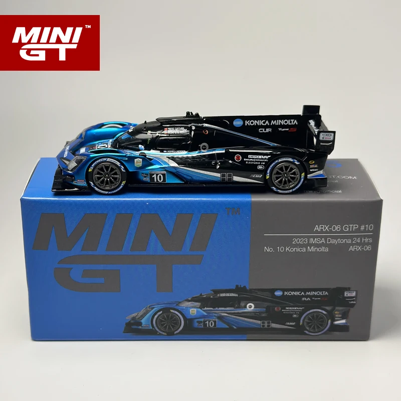 مينيجت 1:64 ARX-06 GTP # 10 سيارة كونيكا مينولتا سباق سبيكة موديل 685 #3