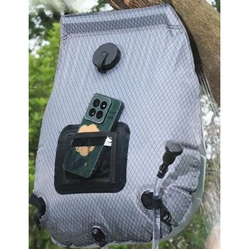 

Solar hot water bag, outdoor bath